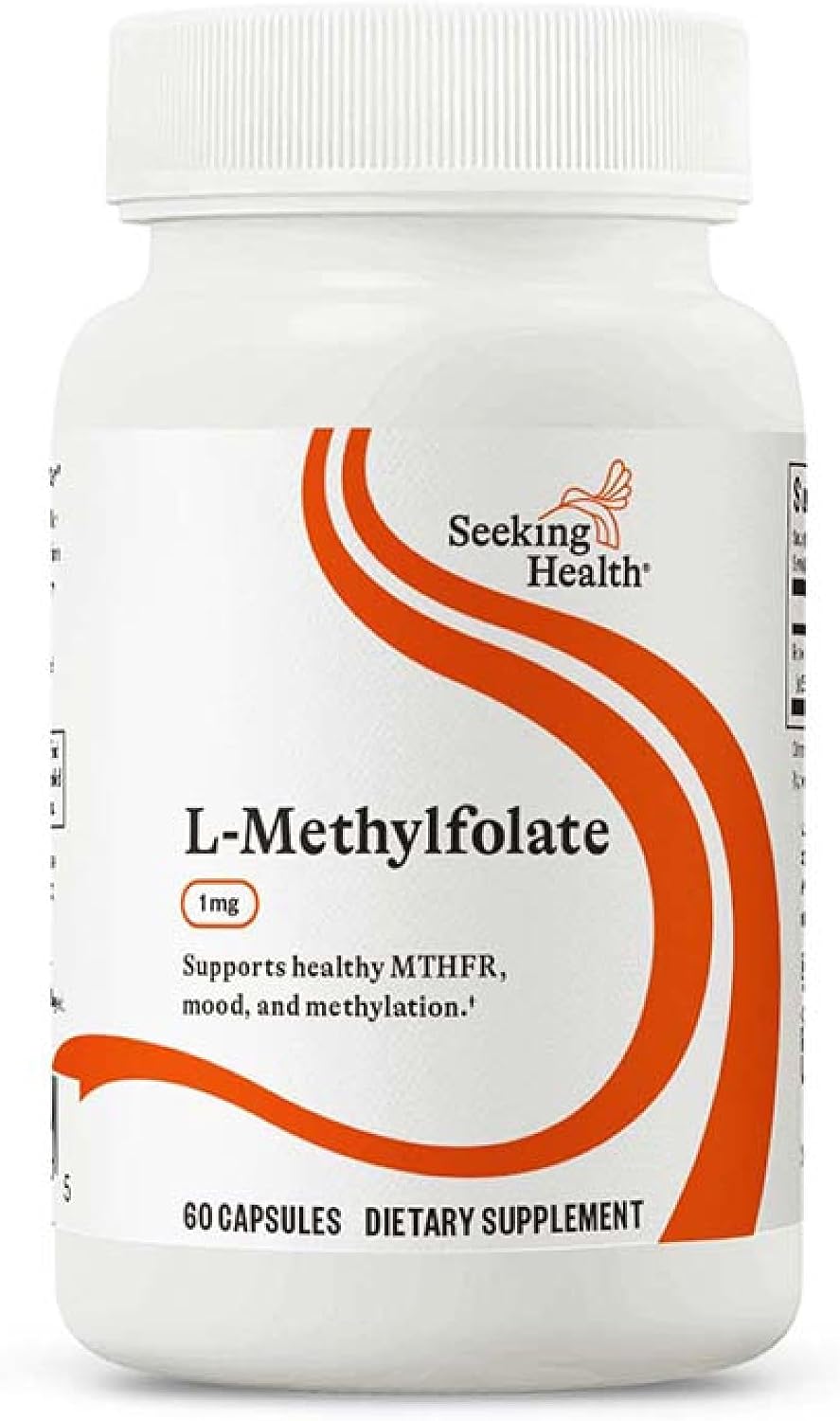 Seeking Health L-Methylfolate 1mg – Supports Healthy MTHFR, Mood, and Methylation – 60 Capsules - görsel 1