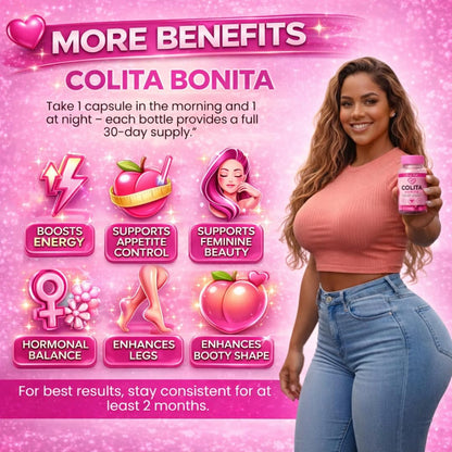 Colita Bonita: Aguaje + Black Maca + Fenugreek Herbal Supplement for Women's – 2 Month Supply