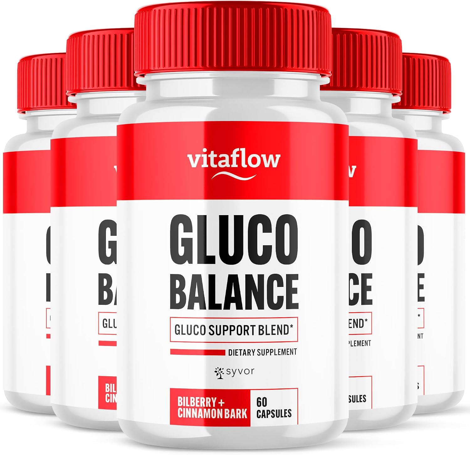 Vitaflow Balance Support Supplement Capsules (5-Pack, 300 Capsules) - görsel 1