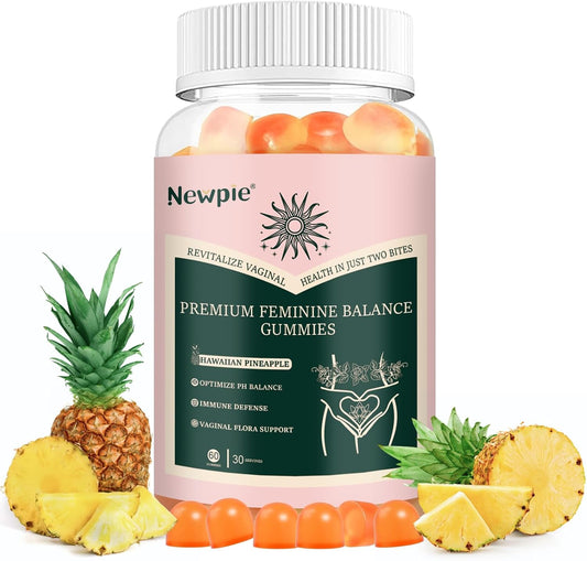 SUWENY Pineapple Gummies for Women's – – Feminine Balance: The blend of probiotics and pineapple extract may help – Image 1