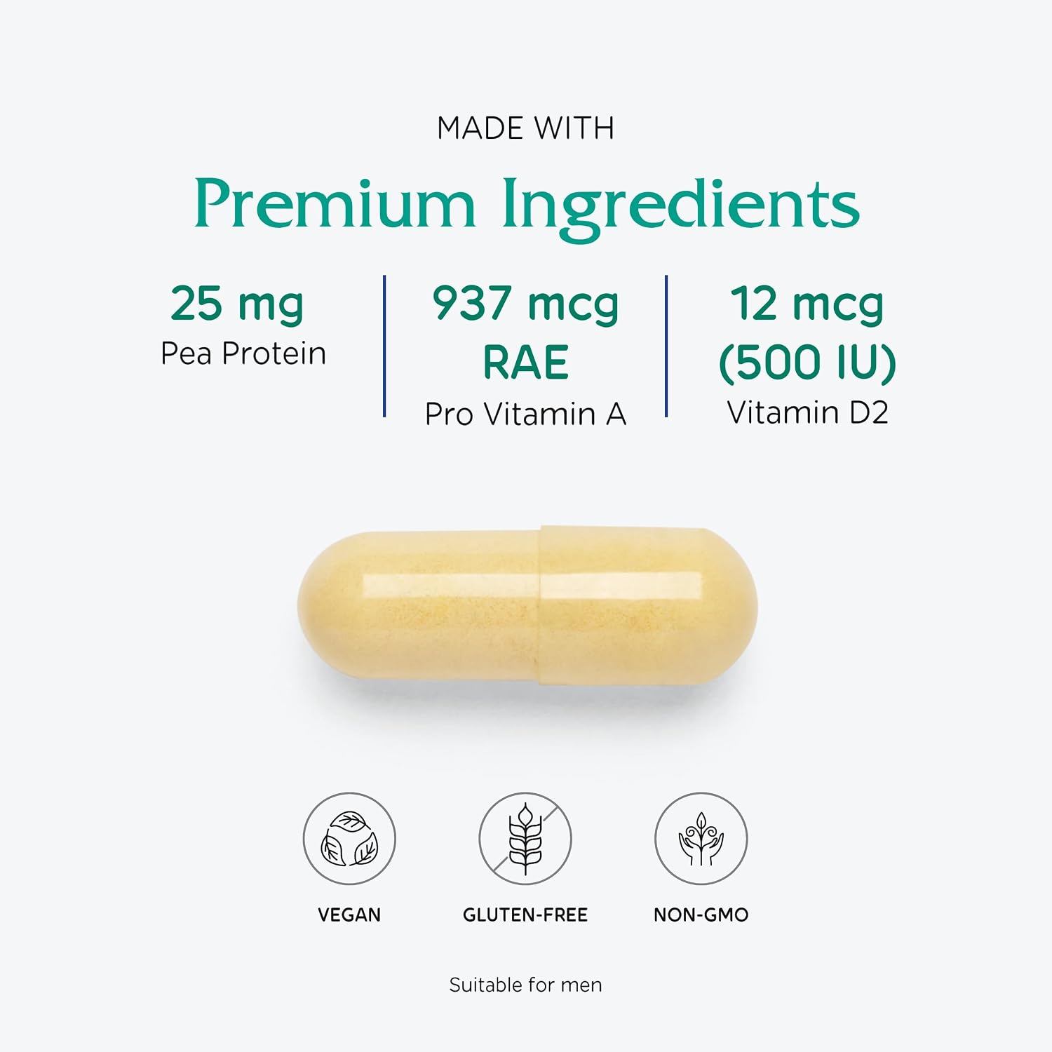 Vitanica Vegan Symmetry – Non-GM Vegan Multivitamin for Women, Iron Free, 120 Capsules - görsel 4