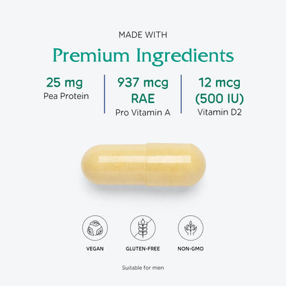 Vitanica Vegan Symmetry – Non-GM Vegan Multivitamin for Women, Iron Free, 120 Capsules