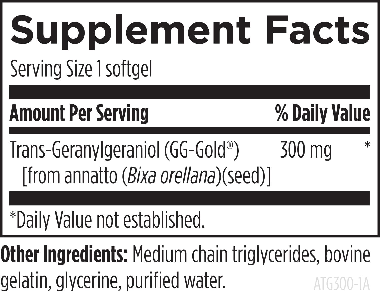 Designs for Health Annatto-GG 300 - Geranylgeraniol Supplement from Annatto Seeds - 60 Softgels - görsel 2