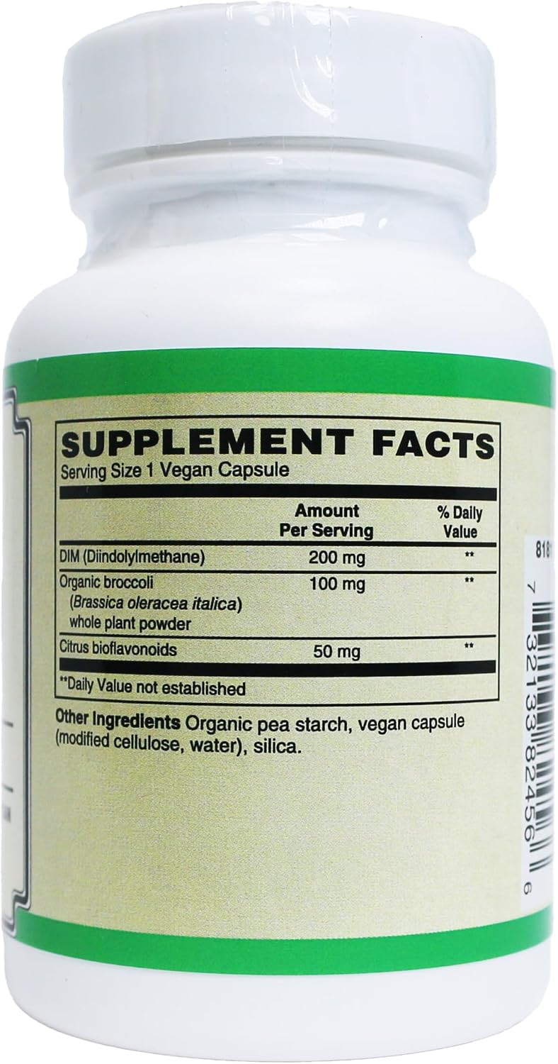 AlchePharma Ultra DIM 200mg – Hormone Balance Supplement with Broccoli Extract, Vegan Capsules - görsel 4