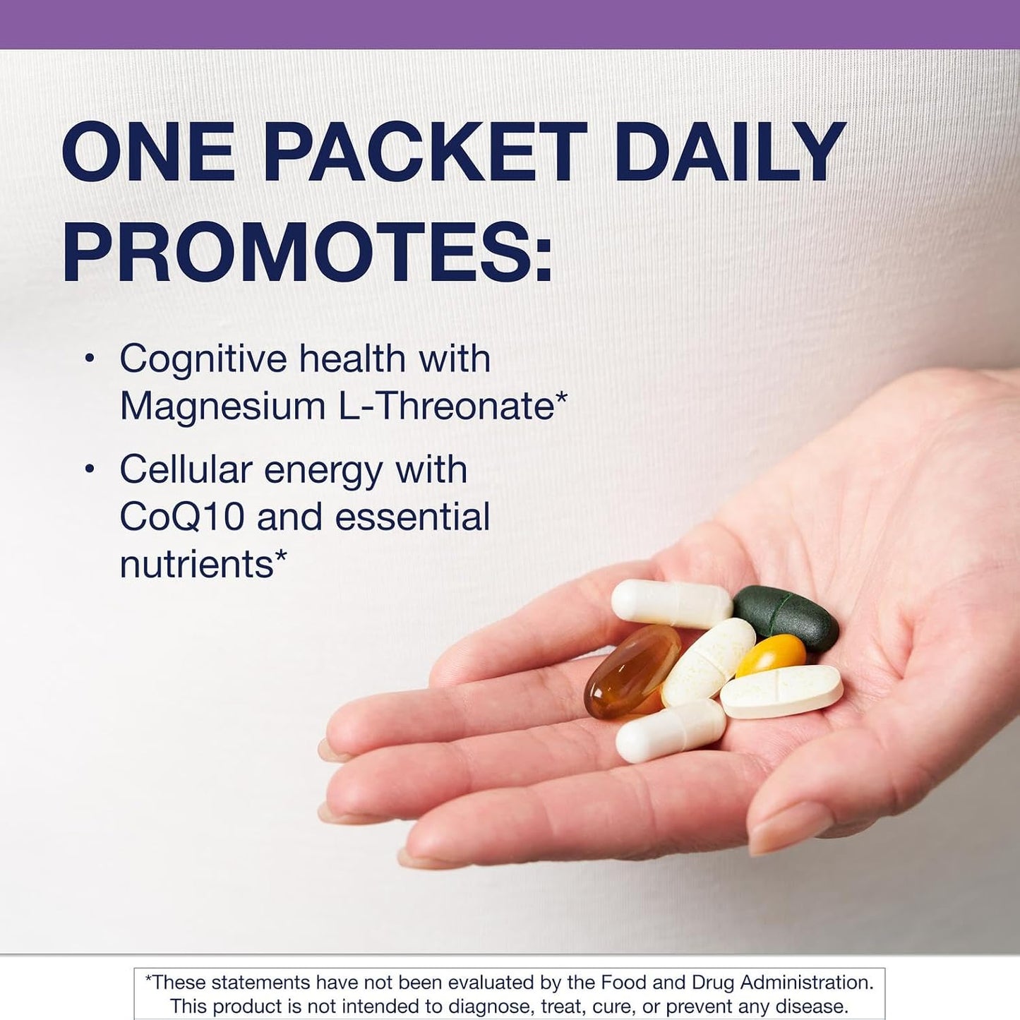 Metagenics Wellbeing Essentials Brain Health - Daily Multivitamin Sachets with DHA, CoQ10, Alpha Lipoic Acid - 30 Sachets - görsel 2