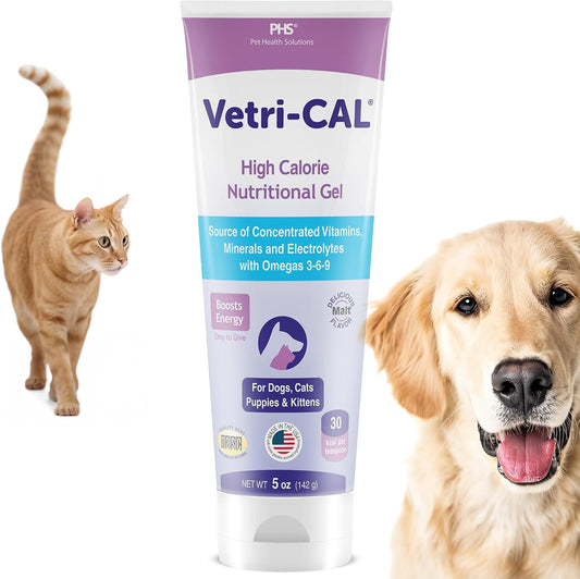 High Calorie Nutritional Gel for Dogs, Cats, – Omega 3-6-9 Fatty Acids: Essential for a healthy skin and coat, – Image 1