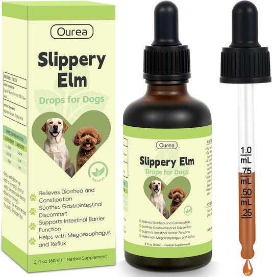 Slippery Elm for Dogs – Organic Herbal – Supports digestive comfort: The mucilage in slippery elm may help coat – Image 1