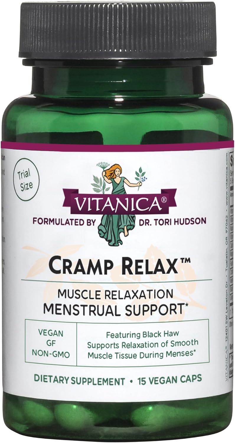 Vitanica Cramp Relax, Menstrual Support, Vegan, 60 Capsules - görsel 5
