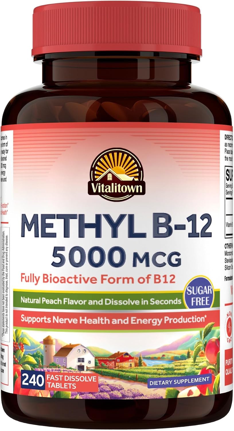 Vitalitown Vitamin B12 (Methyl B12) 5000 – Third-Party Tested: Every batch is tested for purity and potency by an – Image 10