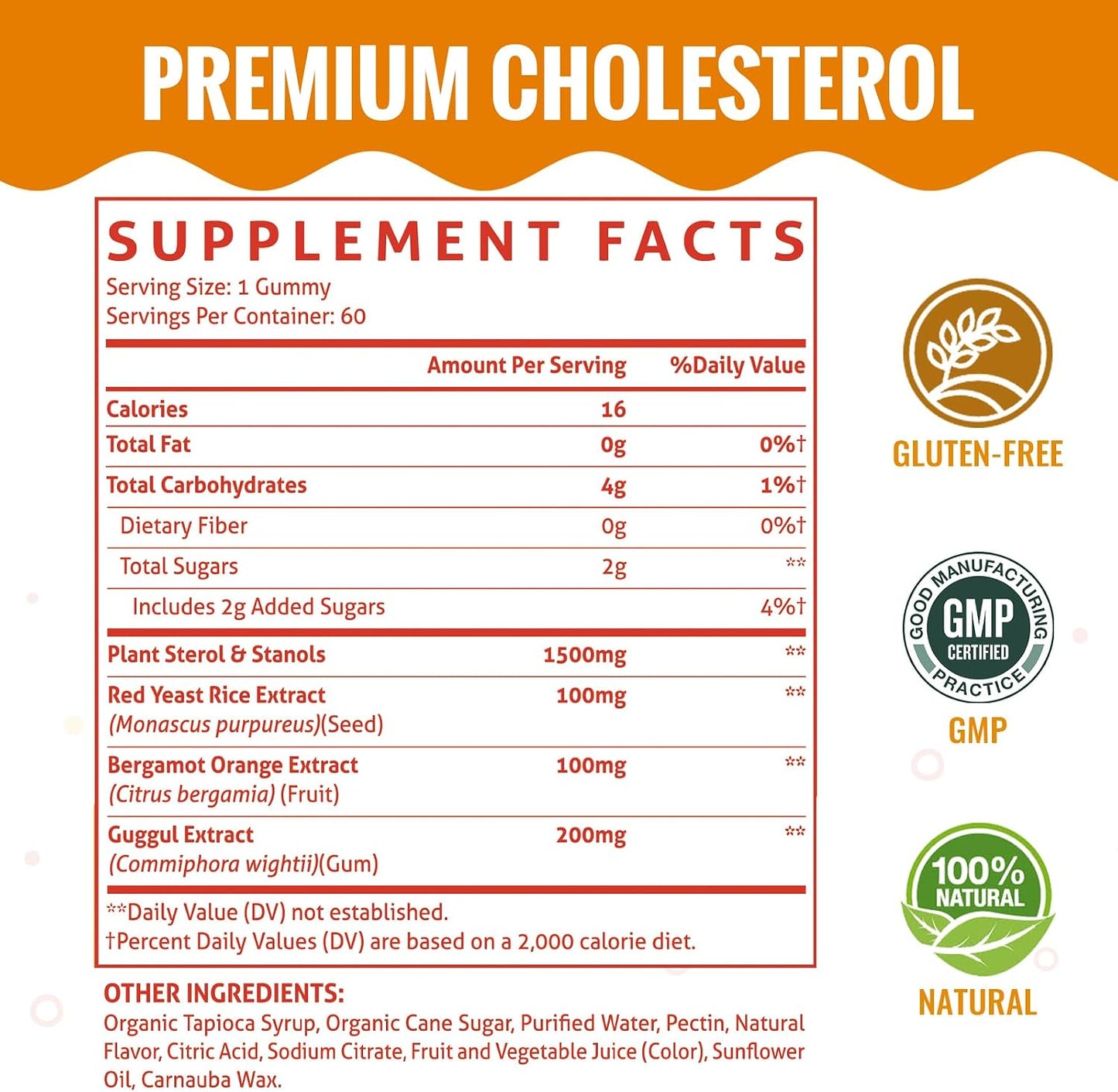 ChiQwench Cholesterol Support Gummies - 1500mg Plant Sterols & Stanols, Mixed Berry, 120 Count - görsel 2