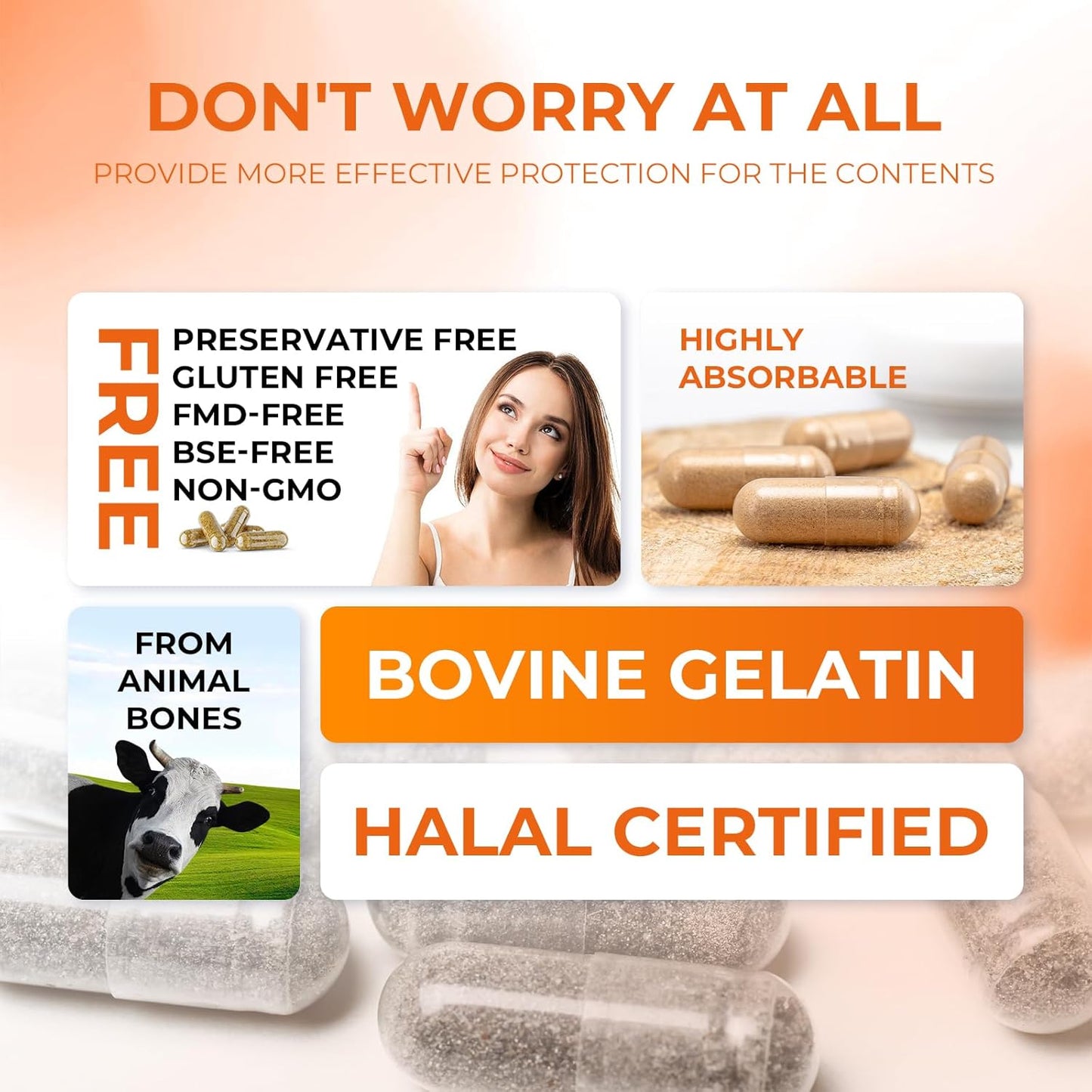 Empty Gelatine Capsules Size 5 (100 Pack) - Very Small Empty Capsules for DIY Filling with 2 Filling Spoons - görsel 4