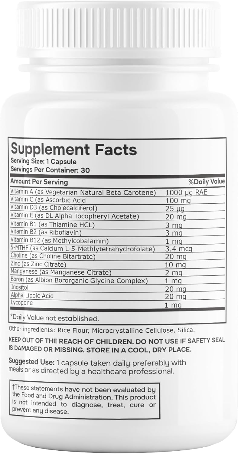 envitamin Methylated Multivitamin – Inositol: A nutrient that supports cell signalling, insulin sensitivity, and – Image 3