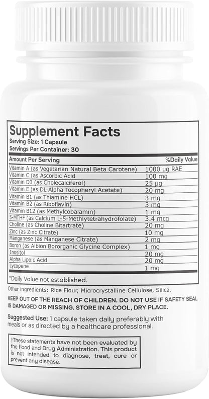 envitamin Methylated Multivitamin – Inositol: A nutrient that supports cell signalling, insulin sensitivity, and – Image 3