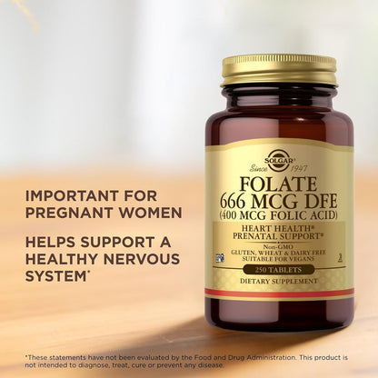 Solgar Folic Acid 400 mcg, 250 Tablets – Image 5