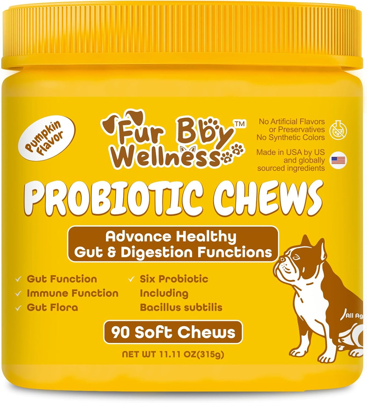 Vet Strength Probiotics for Dogs - Fast – Digestive Support: Encourages regular bowel movements and firmer stools. – Image 1