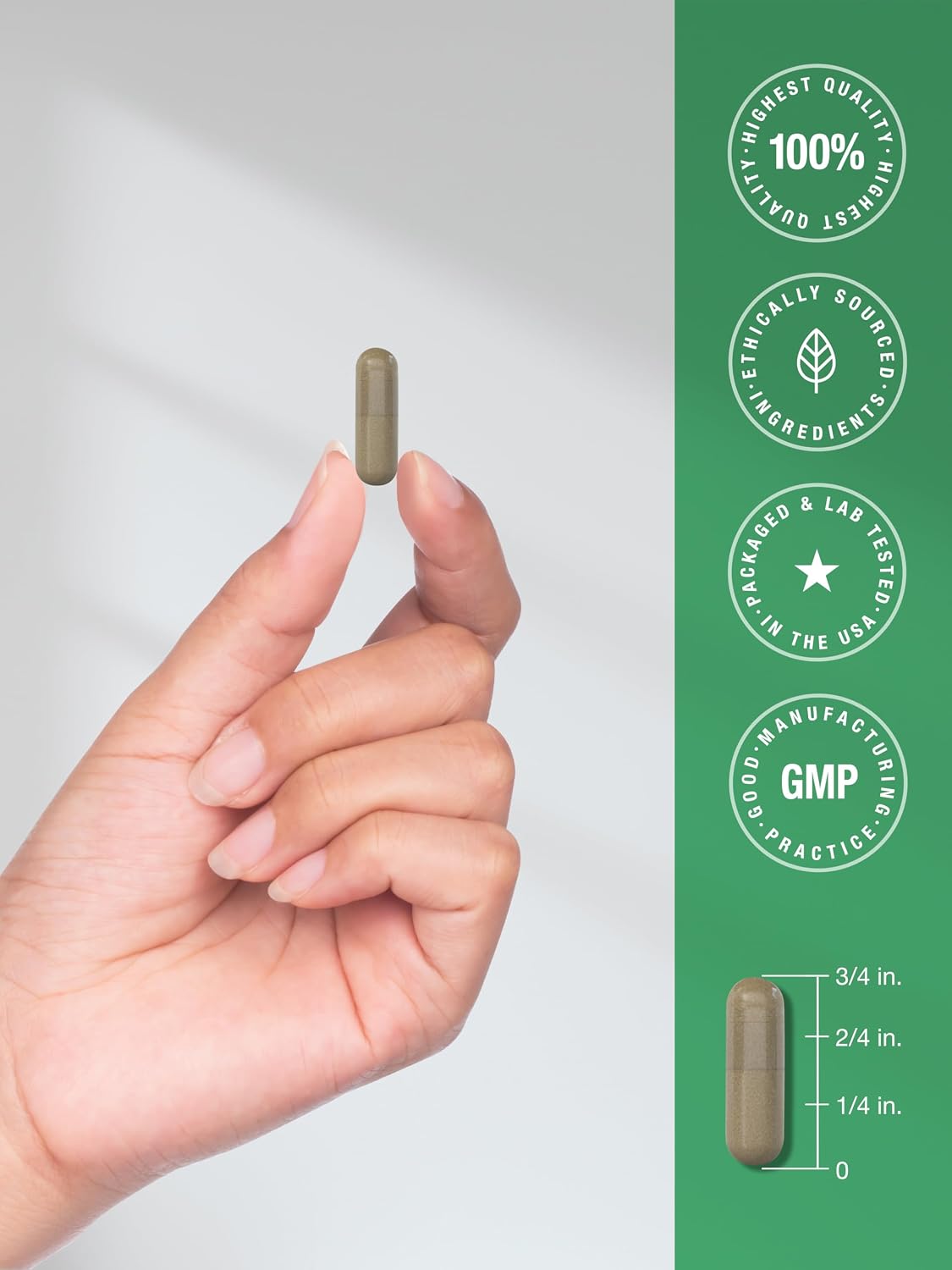 Horbäach Fenugreek Capsules - 150 Count - görsel 7