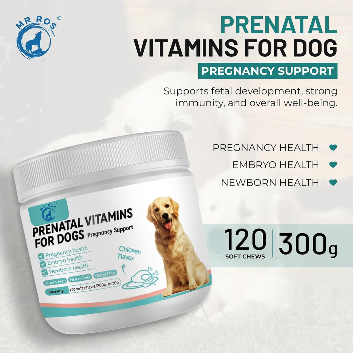 Dog Vitamins and Supplements - Chewable Dog – Vitamin E : A powerful antioxidant that may help protect cells from – Image 4