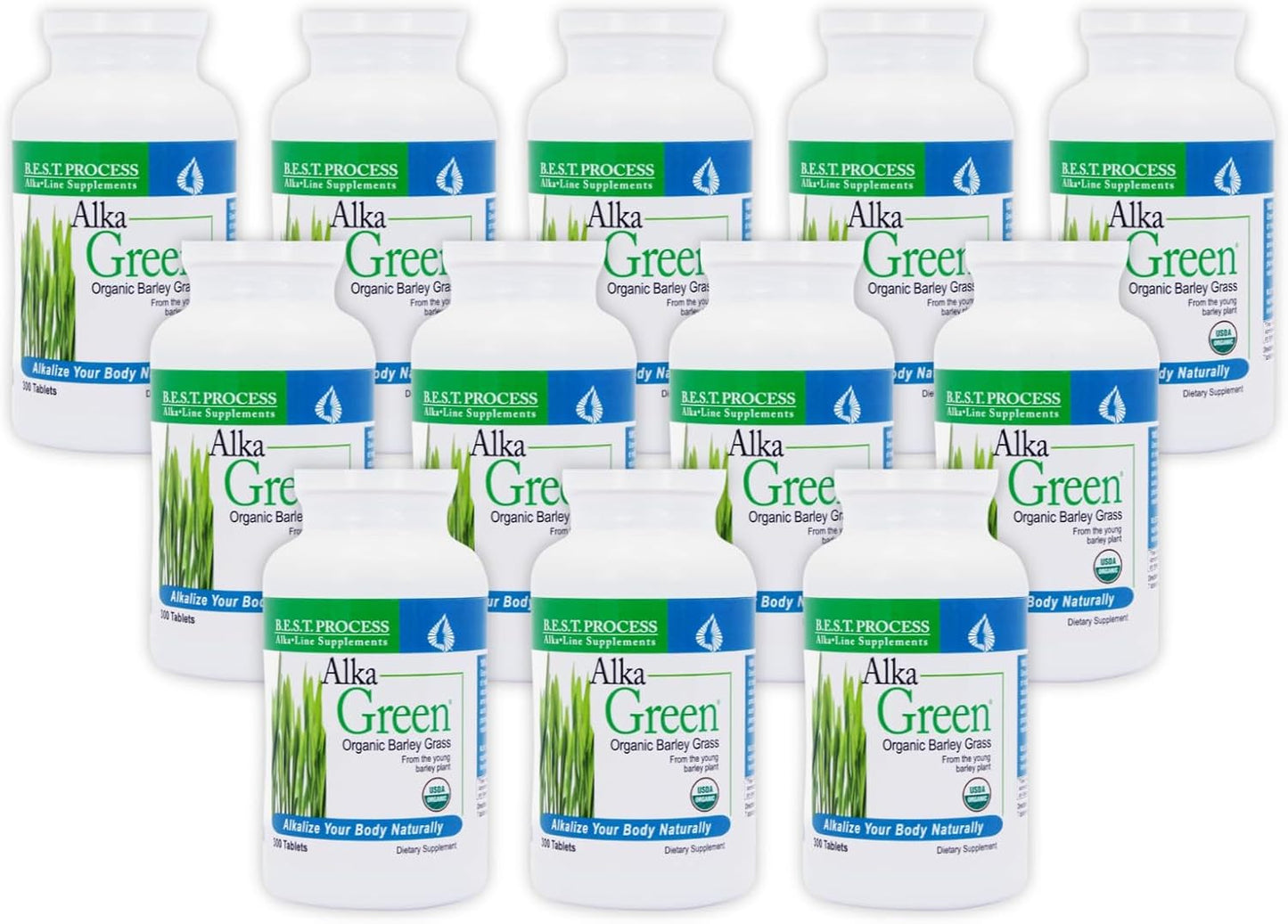 Alka•Green Tablets – Organic Barley Grass Supplement by Morter HealthSystem - görsel 9