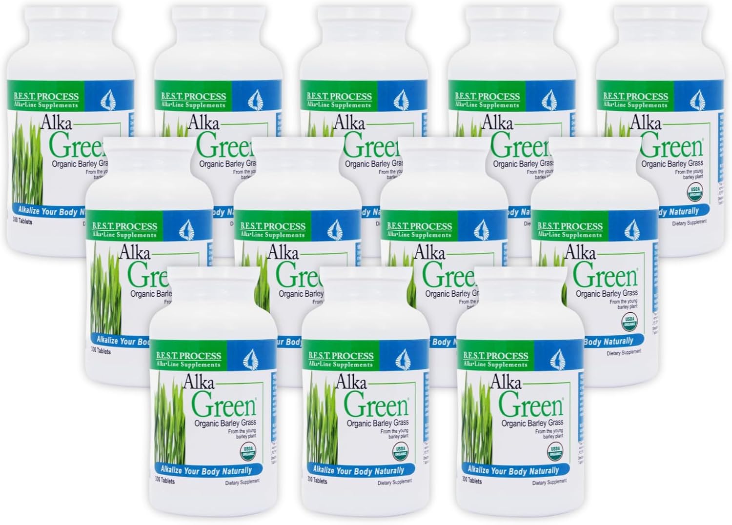 Alka•Green Tablets – Organic Barley Grass Supplement by Morter HealthSystem - görsel 9