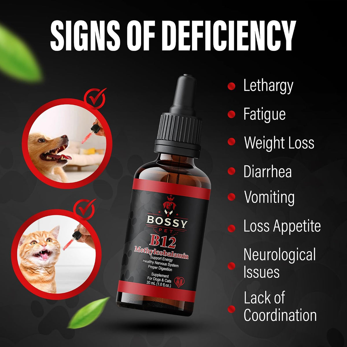Bossy Pet Vitamin B12 Liquid Supplement for – Made in the USA in a GMP-certified facility – Image 4