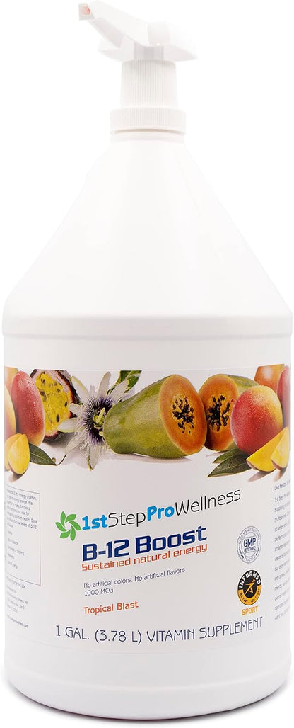 1st Step for Energy B12 Tropical Blast Liquid Supplement, 3.78 L (1 Gallon)