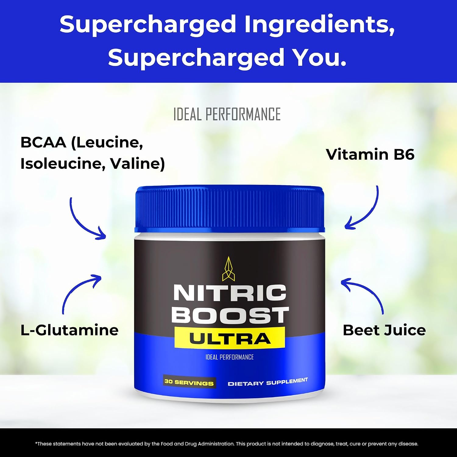 Nitric Boost Ultra Powder - Official Formula to Support Energy Levels and Blood Flow (1 Pack) - görsel 6