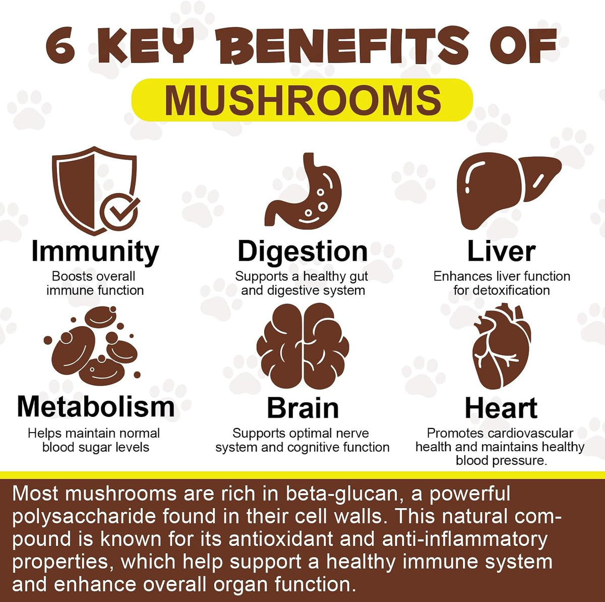 Mushroom Supplement Powder for Dogs & Cats - – Chaga (Inonotus obliquus): Rich in antioxidants, Chaga is – Image 5