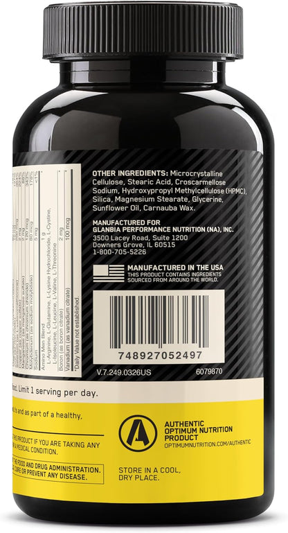 Optimum Nutrition Opti-Men Daily Multivitamin for Men, 240 Tablets