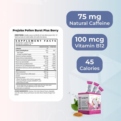 Youngevity ProJoba Pollen Burst™ Dragon – Vitamin B12: Essential for energy production and nerve health, B12 helps – Image 3