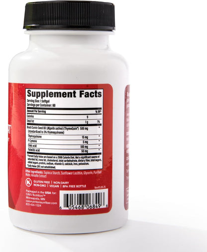 ThymoQuin Cortisol Manager – Black Seed Oil – Restful sleep: The adaptogenic properties may promote deep, – Image 2