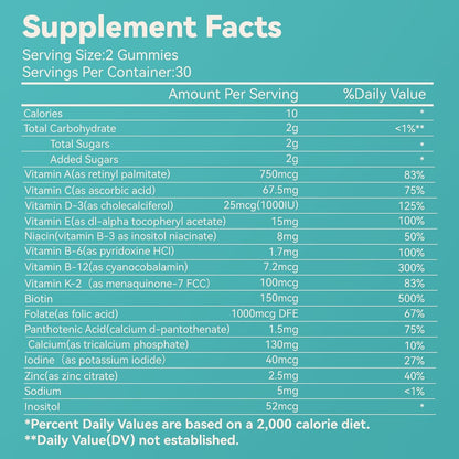 SmildeHeal Women's's Multivitamin Gummies, – Vitamin D3 – Important for bone health and immune function. – Image 2