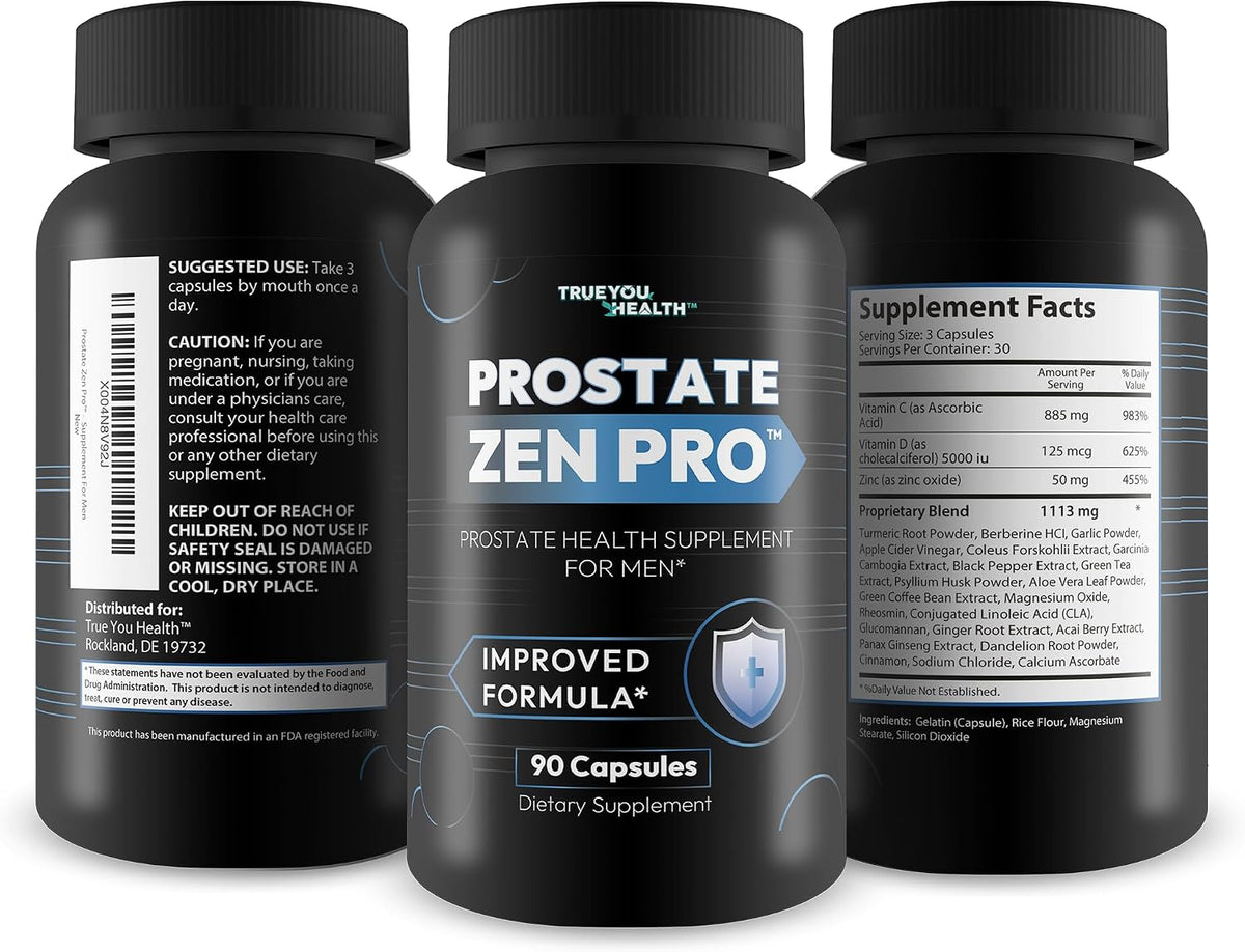 Prostate Zen Pro – Improved Formula – Prostate Support Supplement for Men – Image 4