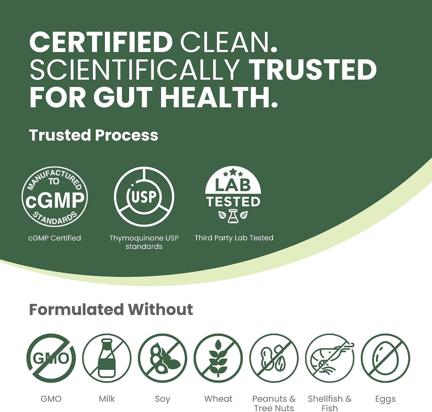 Gut Health Supplements for Healthy Digestion & Gut Repair | Advanced Formula with Bioavailable Black Seed Oil with 3% Thymoquinone | Gut Health Supplements for Women's & Men | 60 Soft-gels - görsel 9
