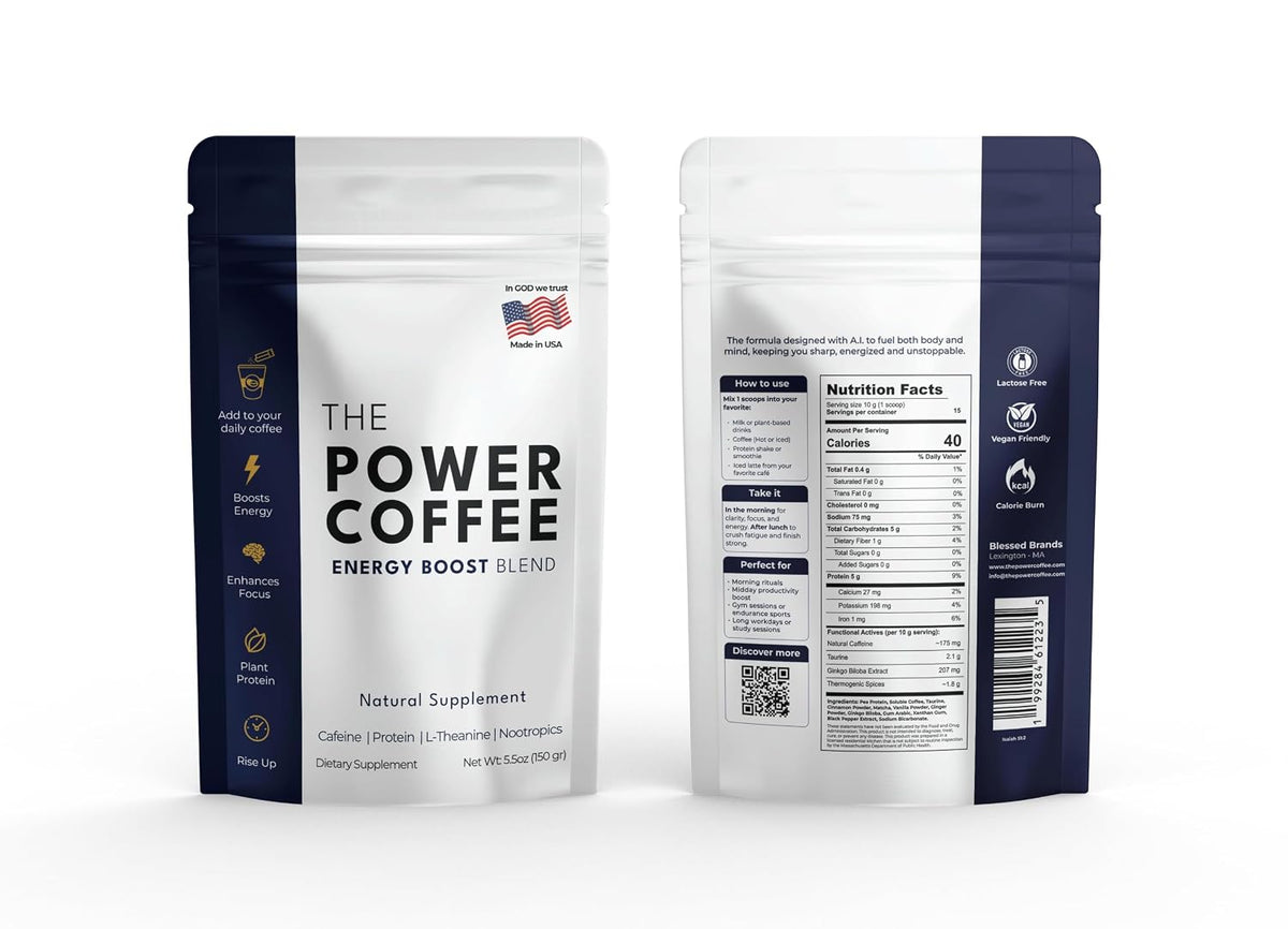 The Power Coffee – Nootropic Supplement with – Sustained Energy Without the Crash: Matcha provides a unique – Image 4