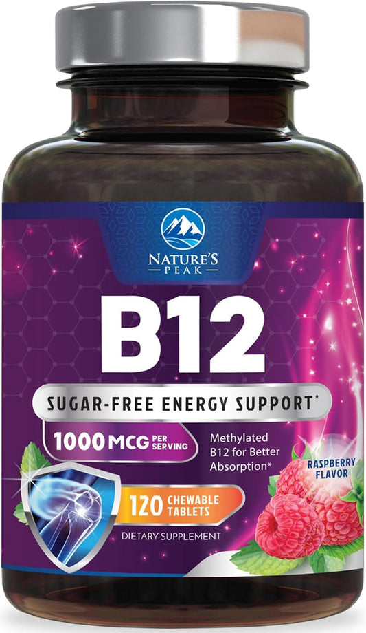 Vitamin B12 Complex (Methylcobalamin) 1000 – Vegans and vegetarians: Since B12 is naturally found in animal – Image 1
