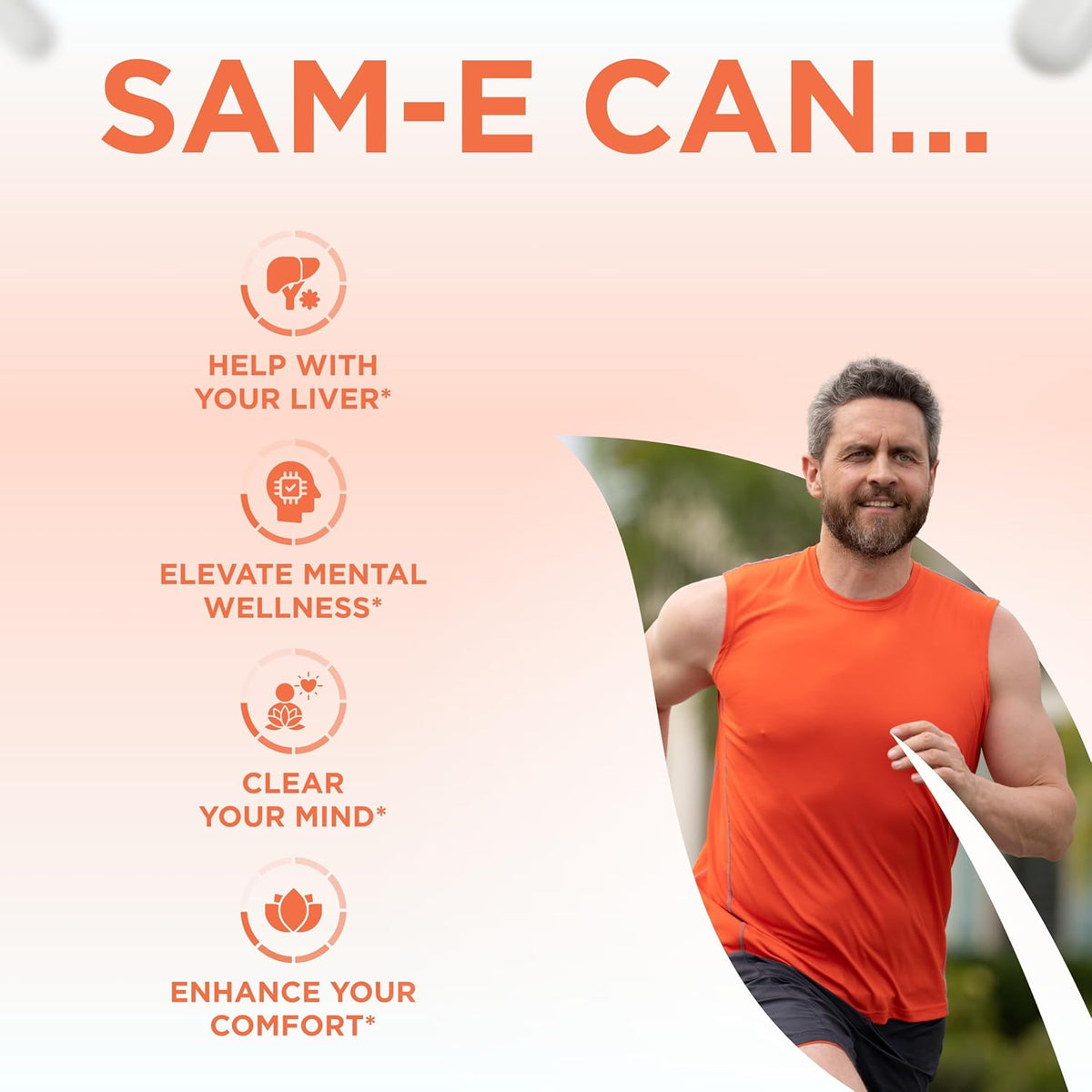 Clear Formulations Bioactive SAM-e 750mg - – Mood Support: SAM-e is involved in the synthesis of mood-regulating – Image 6