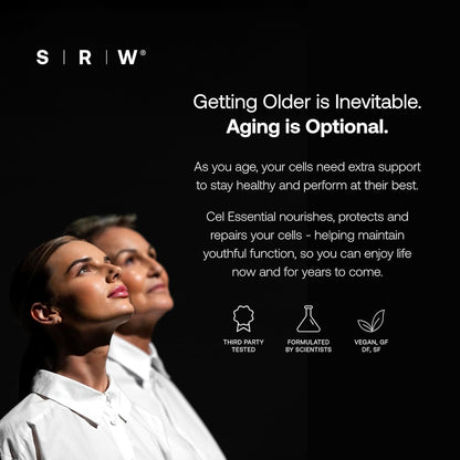 SRW Cel Essential | Wellbeing Supplement for – Promotes Mental Clarity: Antioxidants like EGT and PQQ protect – Image 4