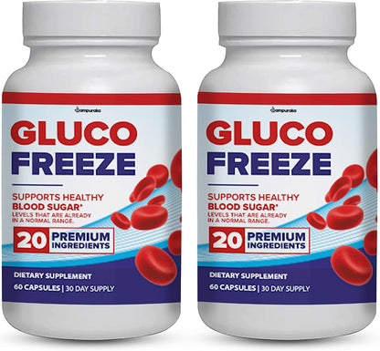 GlucoFreeze Advanced Formula Supplement - 2 Pack
