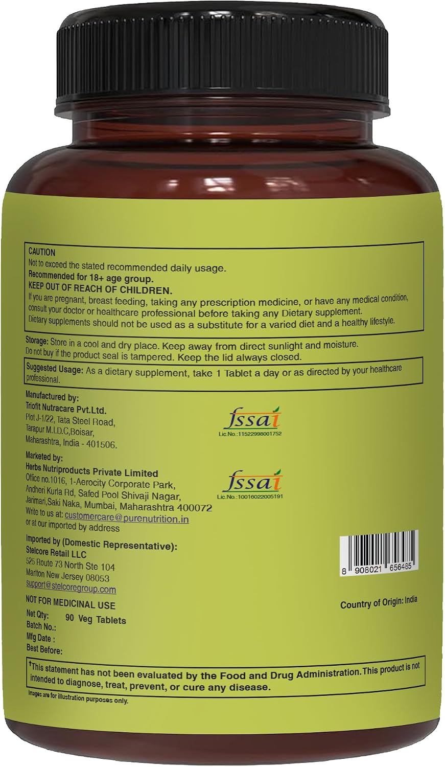 Pure Nutrition Wholefood Multivitamins for Men | 90 Tabs | One-A-Day | 100% RDI | 24 Natural Vitamins and Minerals | All Natural Plant Based Men's Multivitamin | 3-Month Supply - görsel 5