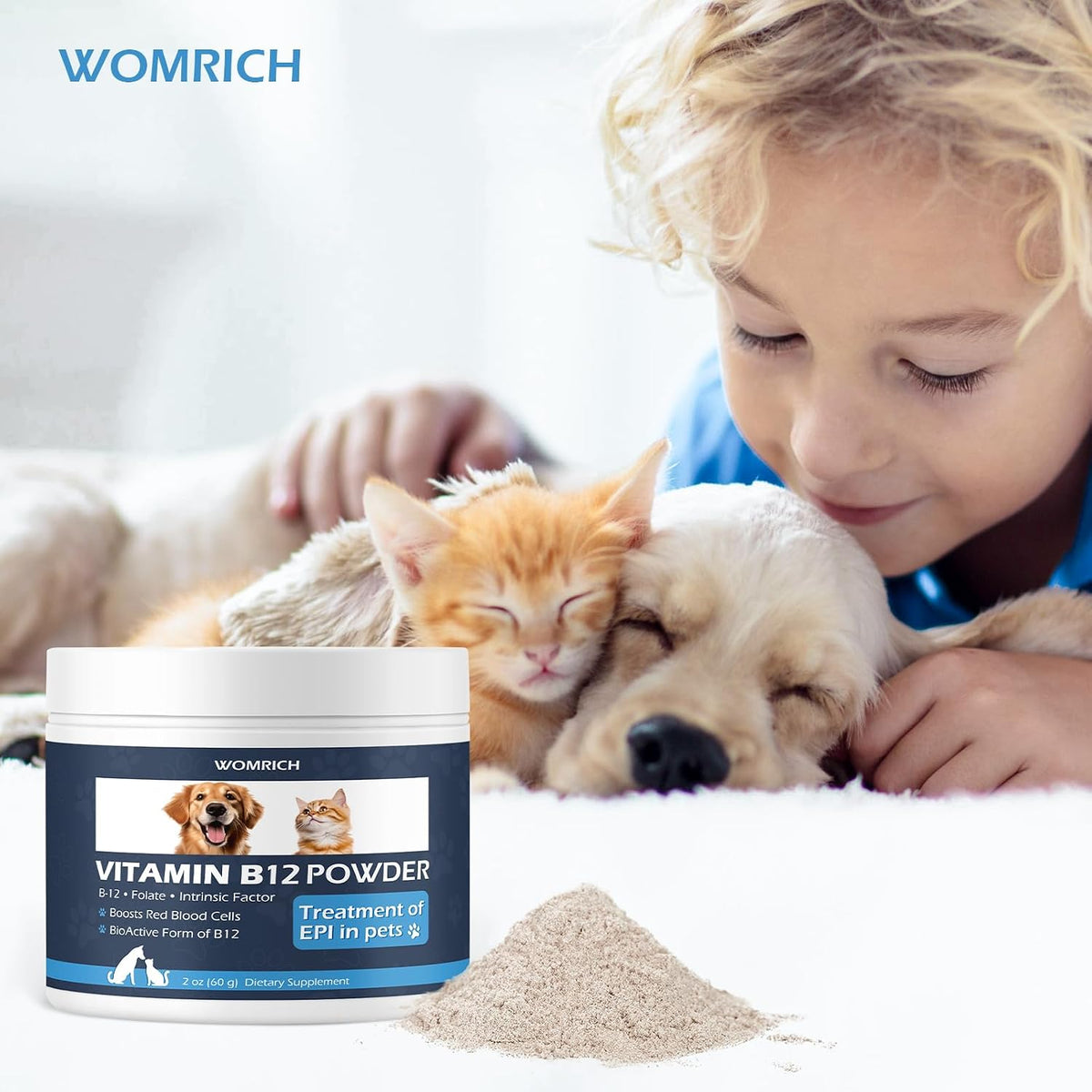 WOMRICH Appetite Stimulant Vitamin for Cats – With folate and intrinsic factor for enhanced absorption – Image 6