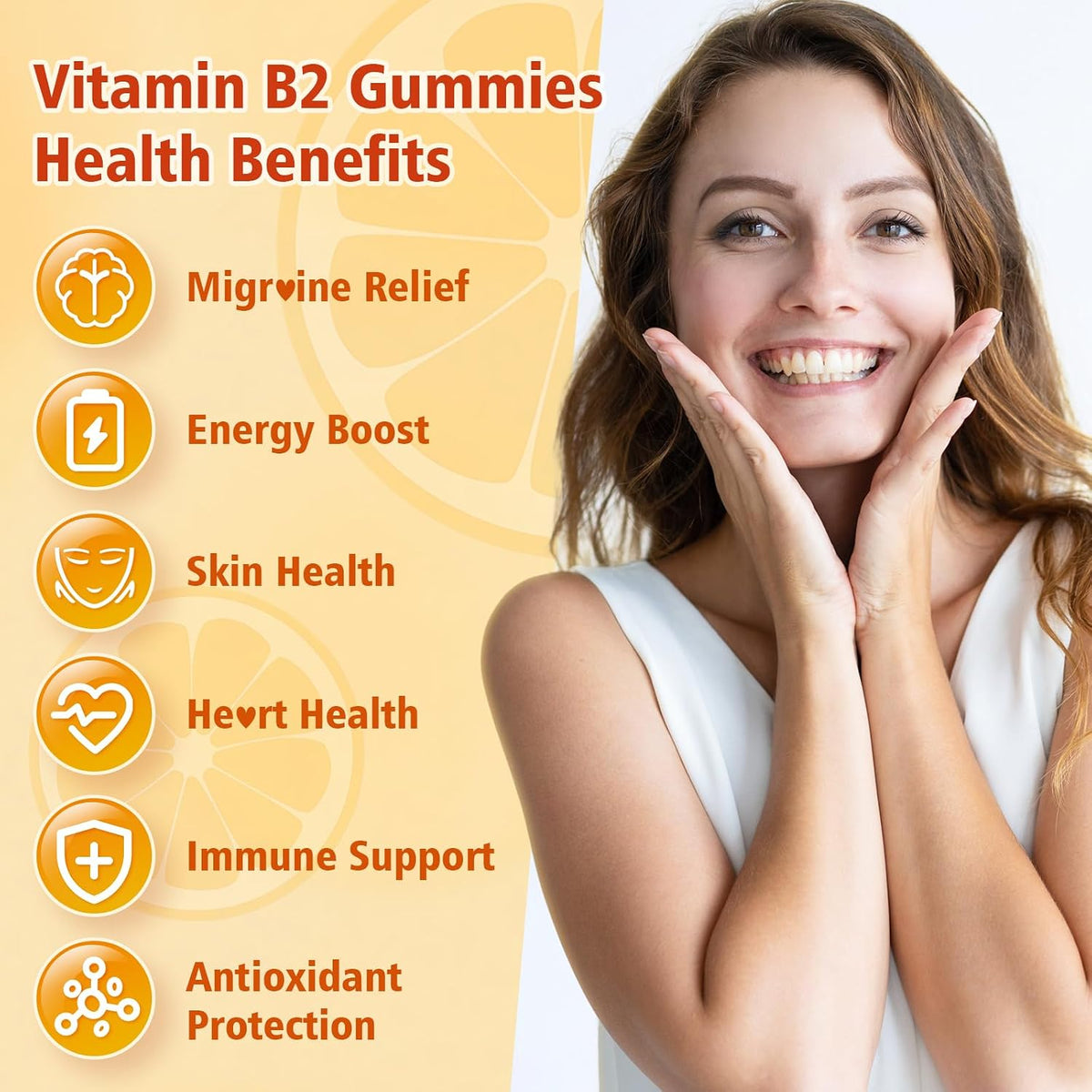 BVIVLOO Vitamin B2 Gummies – Riboflavin 400mg for Energy and Metabolism Support – Image 3