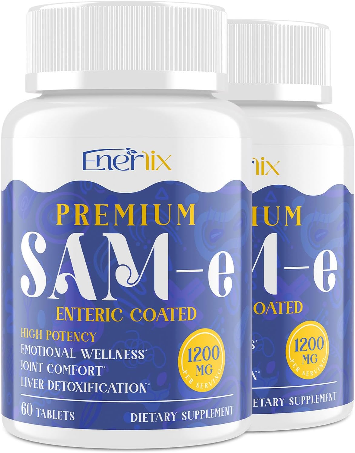 800 mg SAM-e Supplement for Brain, Mood, – SAM-e (800 mg): A methyl donor that supports mood, joint comfort and – Image 1