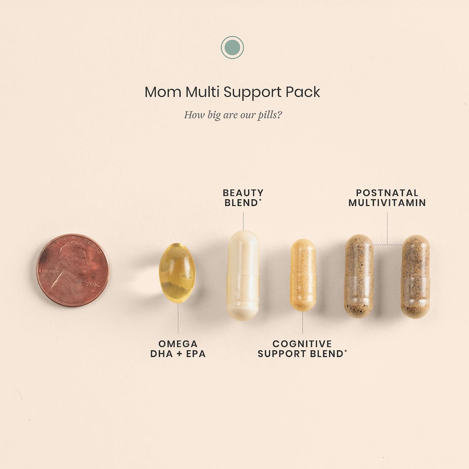Perelel Mother Multi Support Pack - Postnatal Vitamins with Omega-3 DHA, Iron, Collagen & Vitamin B12 - 30 Daily Pill Packs - görsel 7