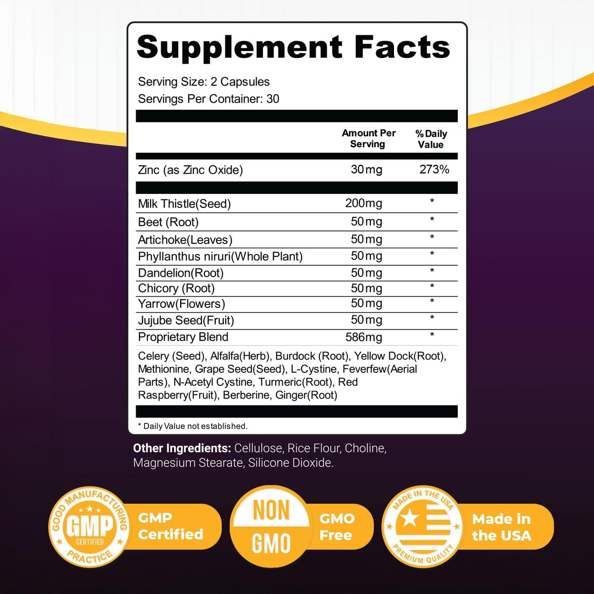 Steel Bite Pro – 23 Plant-Based Ingredients – Milk Thistle: Known for its detoxifying properties, it supports – Image 3