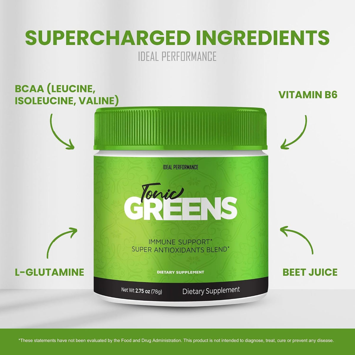 Tonic Greens Powder Vitamin Supplement – – Energy and Vitality : The combination of B vitamins and natural greens – Image 6