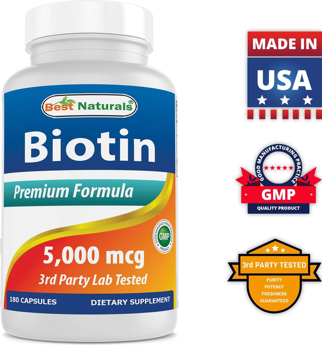 Best Naturals Biotin 5 mg - görsel 7