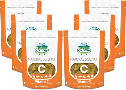 Oxbow Natural Science Vitamin C Supplement for Guinea Pigs, Rabbits & Chinchillas - 4.2 oz (6 Pack)