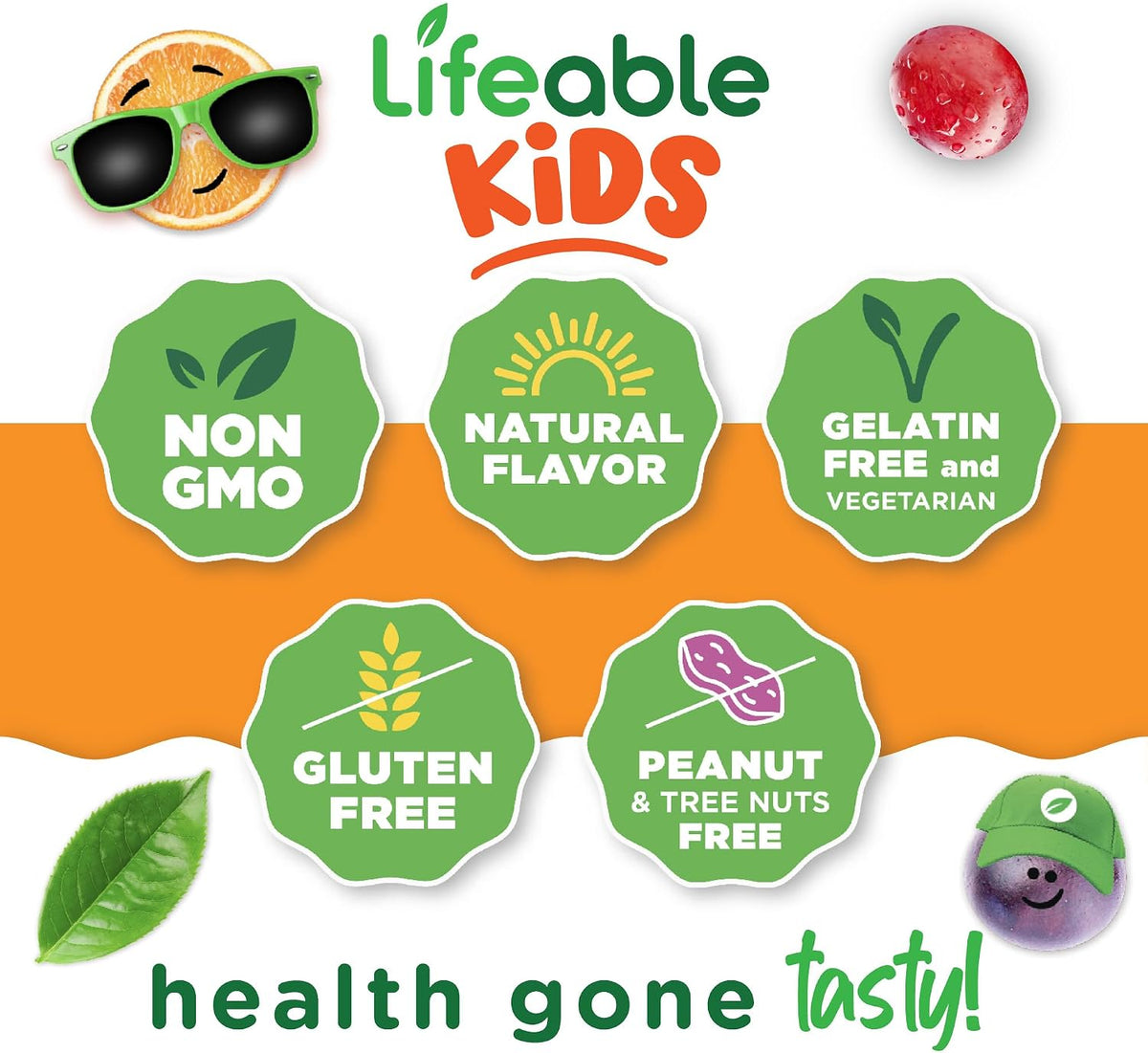 Lifeable Kids Multivitamin with Iron Gummies – 90 Count – Image 4