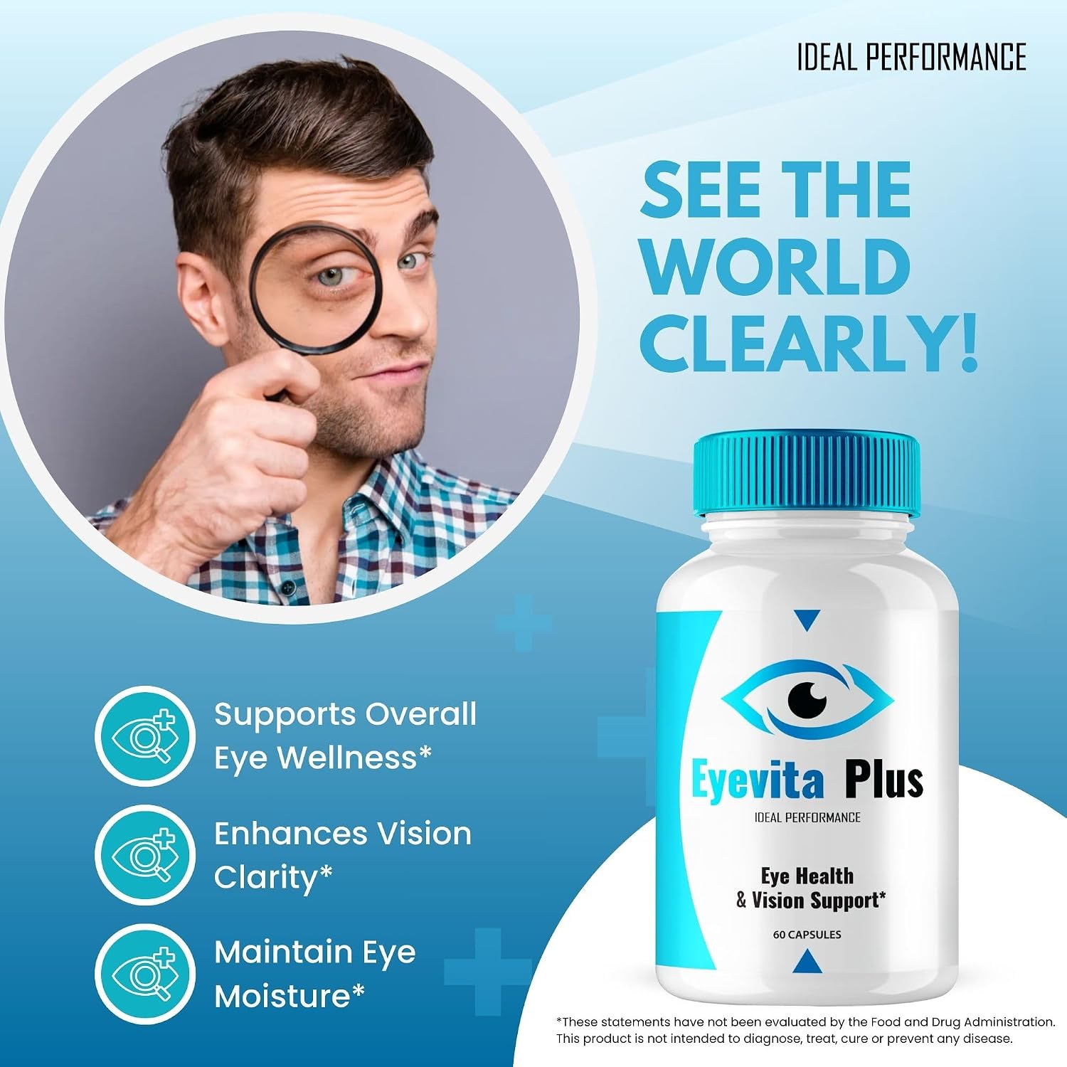 Eyevita Plus Eye Health Supplements Capsules (2 Pack) - görsel 4