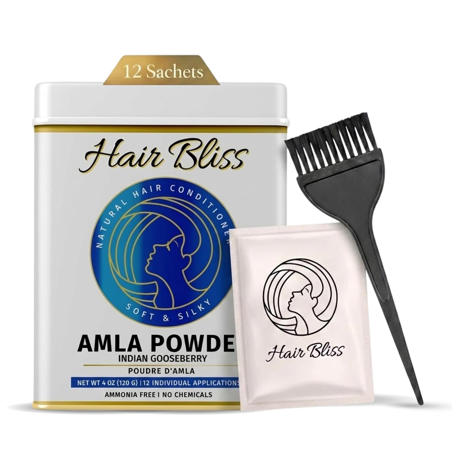 Pride Of India - Indian Amla (Amalaki) Gooseberry Berry Herbal Hair & Skin Care Powder, 8 oz - görsel 1